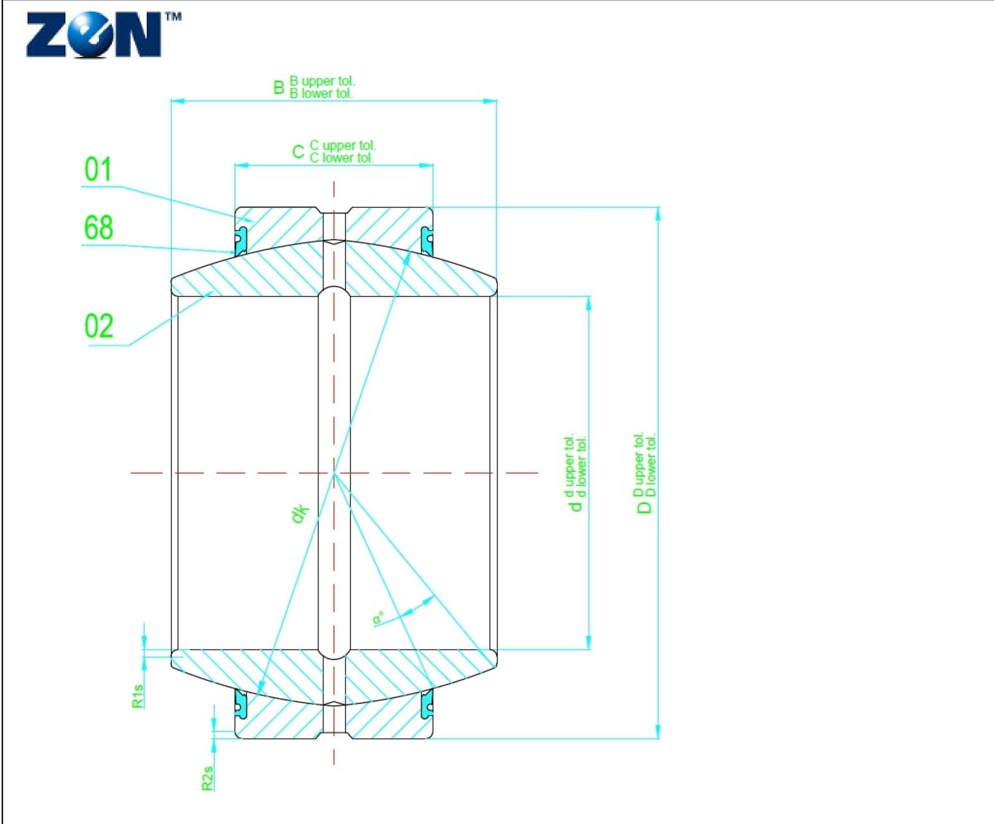 GE35-FO-2RS-C2 INA