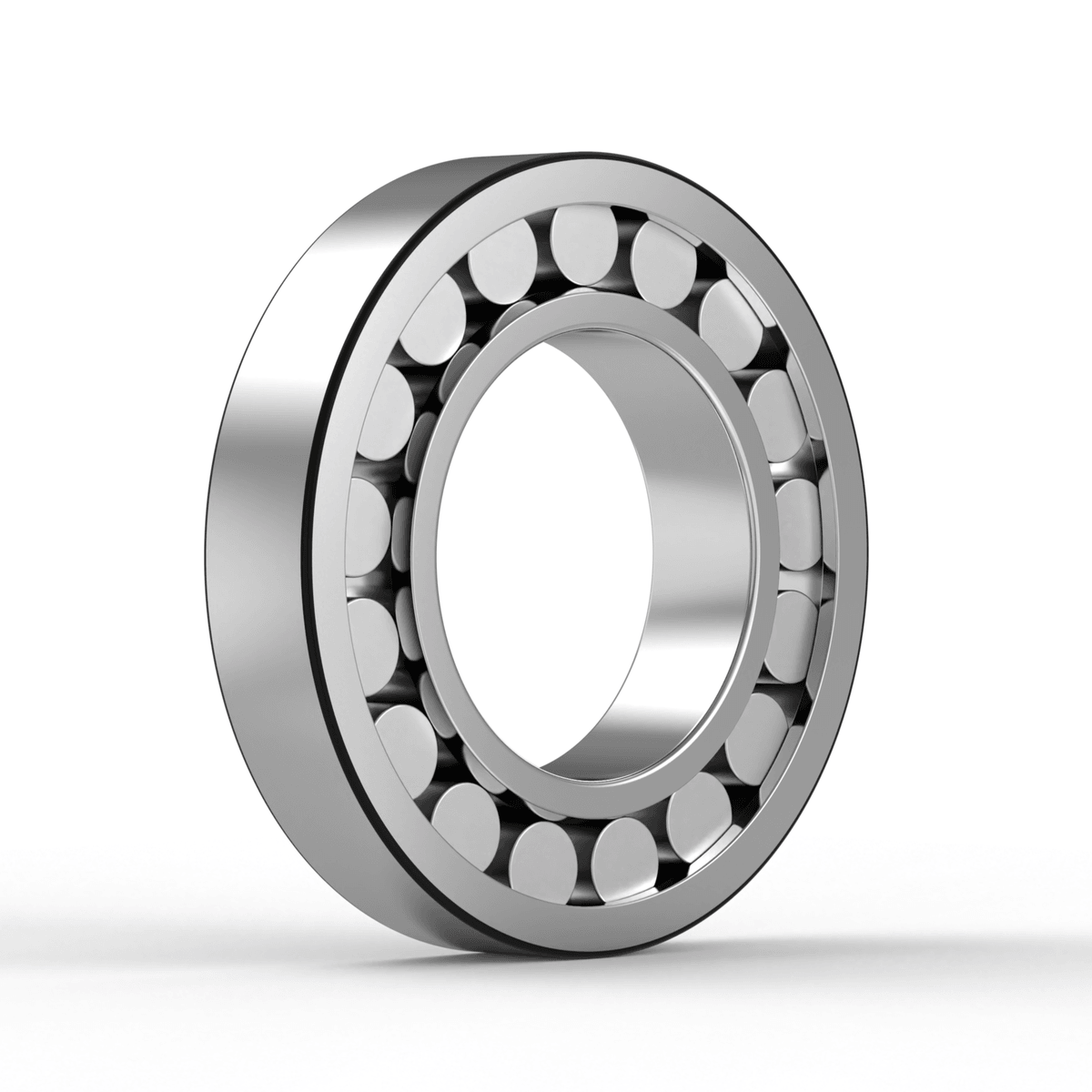 NU2210ECJ/C3 SKF - Zylinderrollenlager with white background